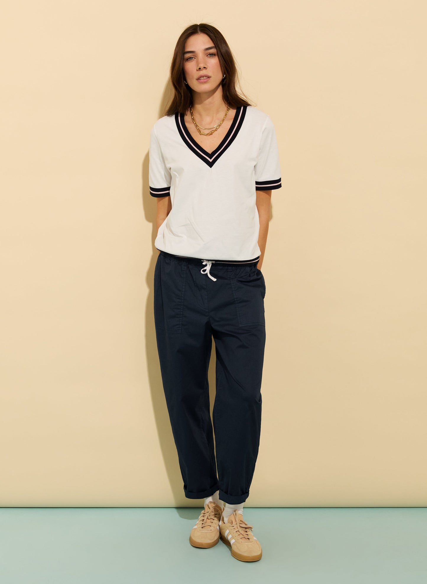 Hal Organic V-Neck Tee