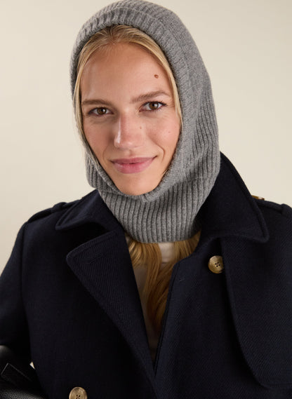 Farrah Recycled Wool Blend Balaclava