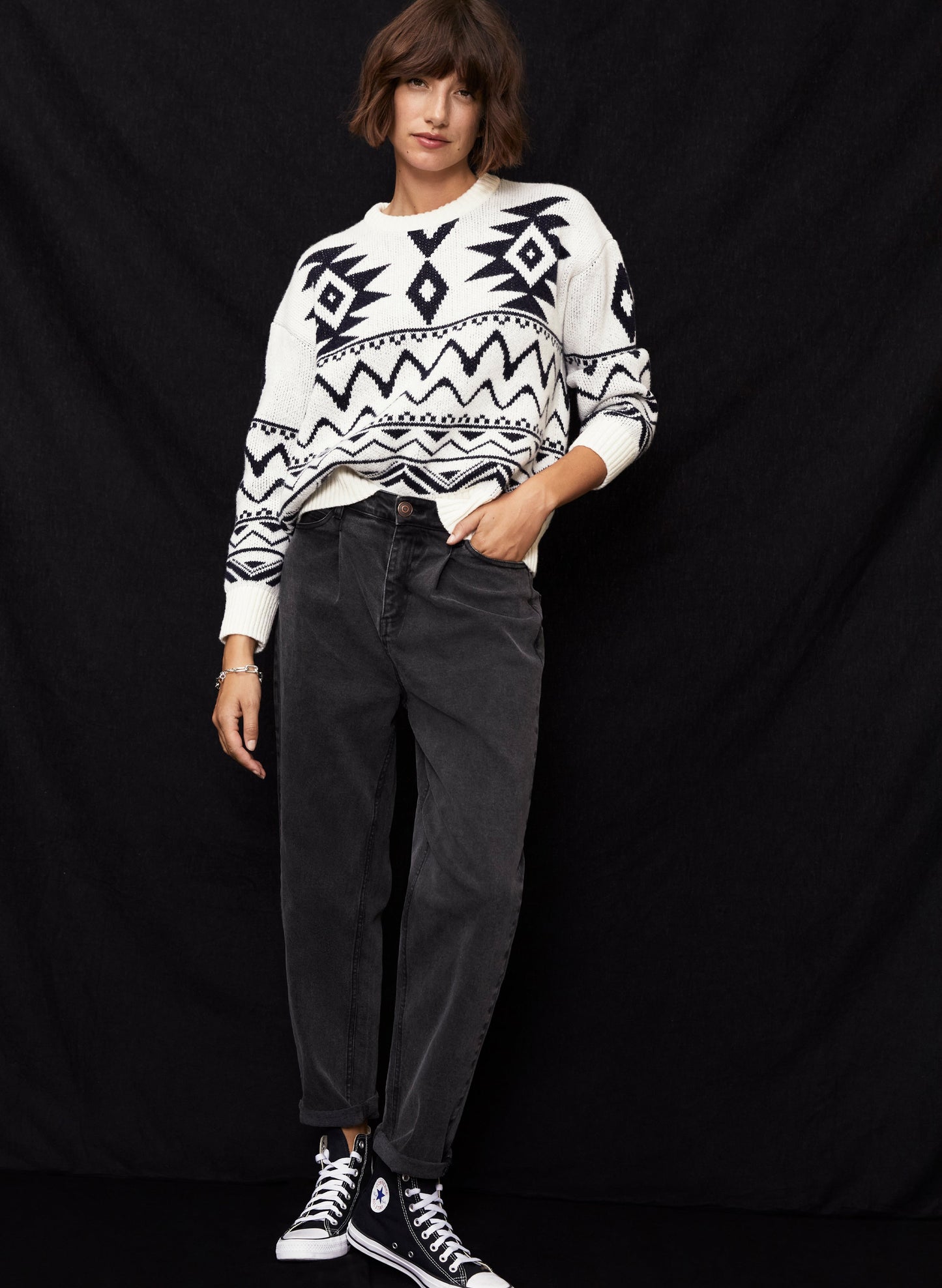 Zhuri Recycled Wool Blend Jumper