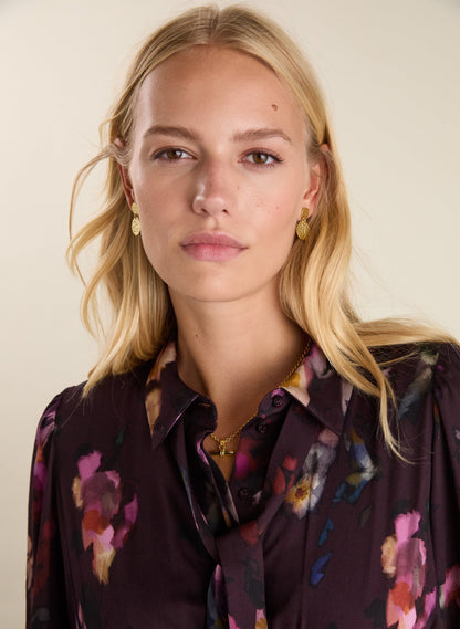 Charlotte Printed Midi Dress