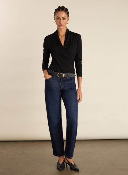 Petite Zenna Organic Cotton Stretch Straight Leg Jeans