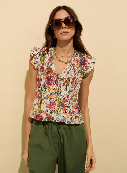 Breanna Organic Cotton Straight Crop Trousers