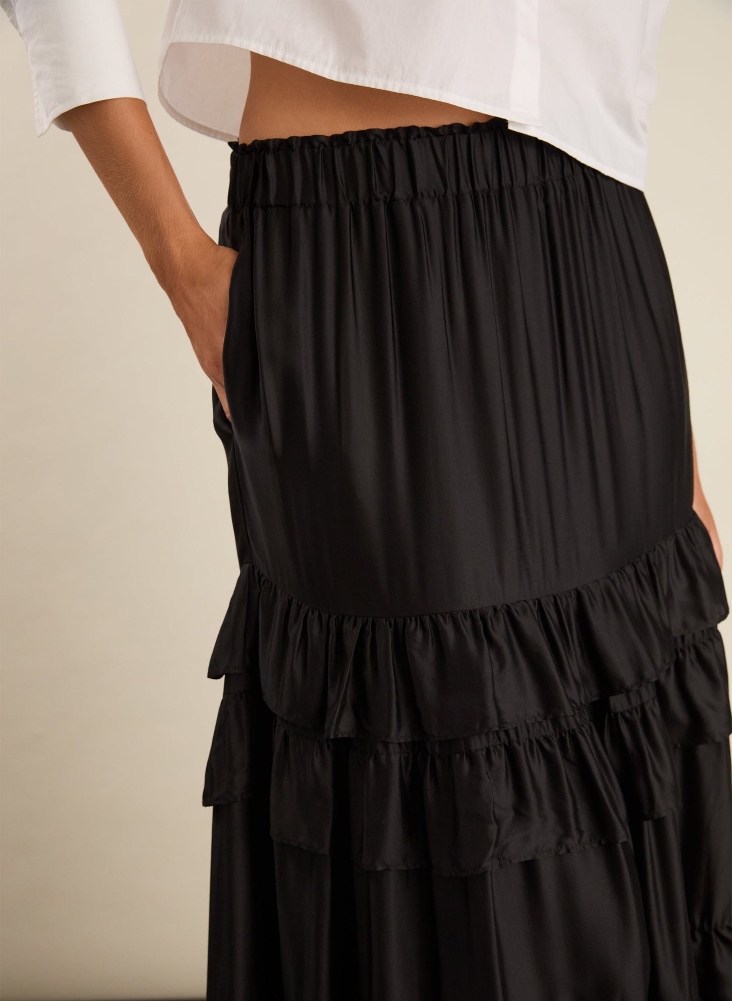 Angelica Ruffle Maxi Skirt