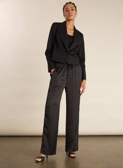 Mandy Printed Satin Trousers