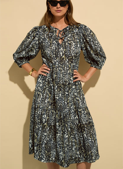 Mathilda Organic Cotton Kaftan Dress