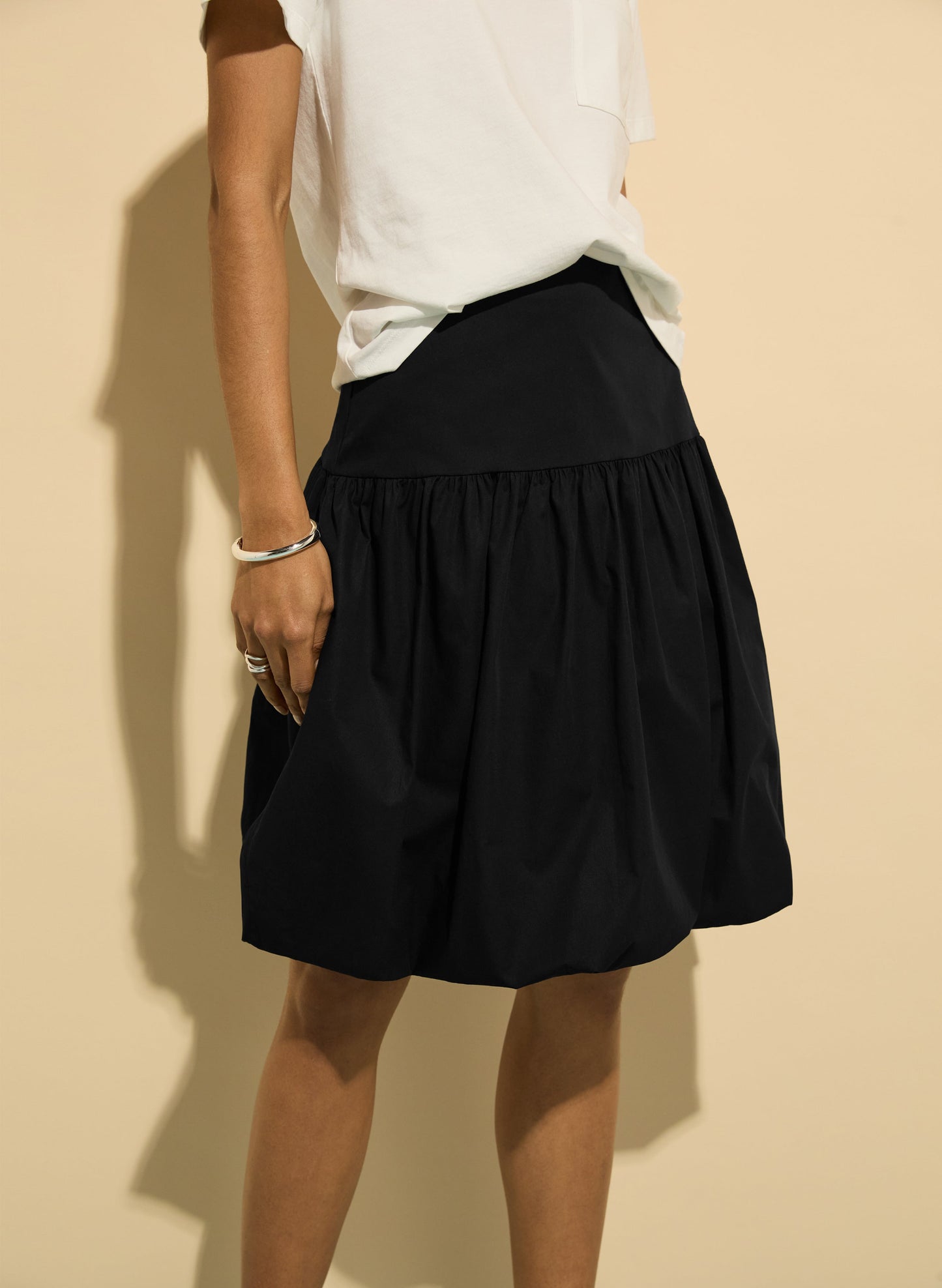 Saffy Organic Cotton Puffball Skirt