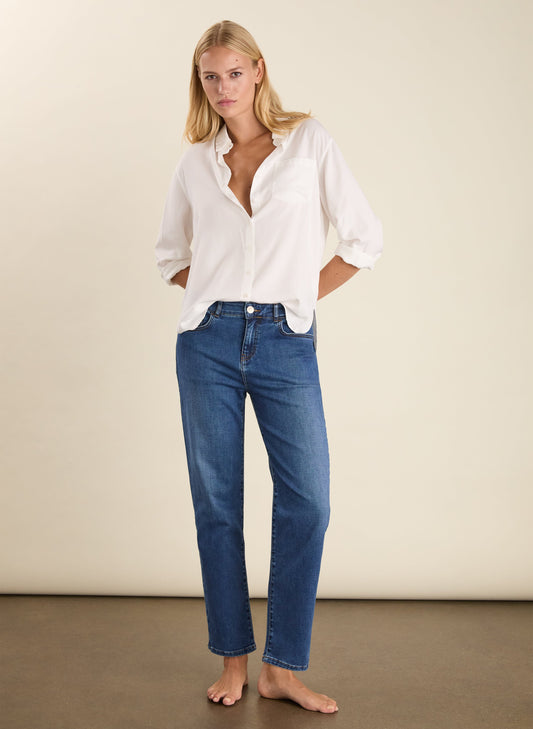 Eda Organic Cotton Stretch Boyfriend Jeans