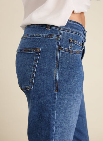 Petite Eda Organic Cotton Stretch Boyfriend Jeans