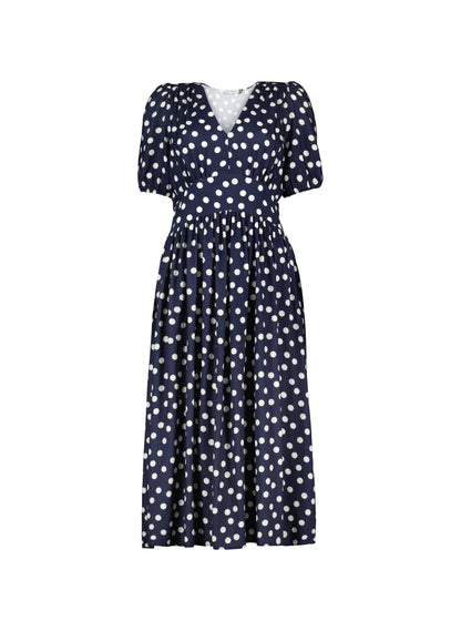 Lina Printed Midi Dress