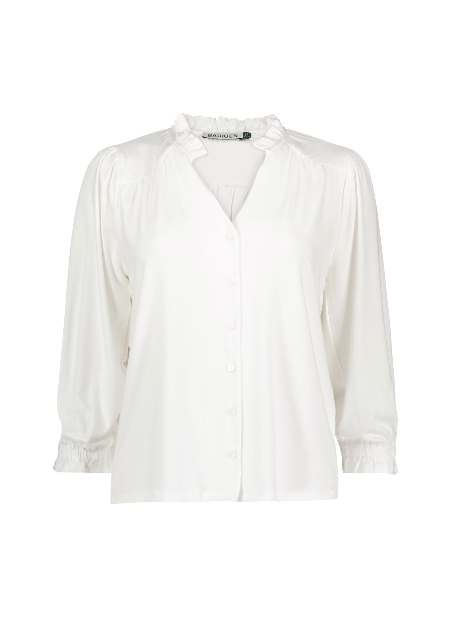 Annie Ruffle Collar Blouse