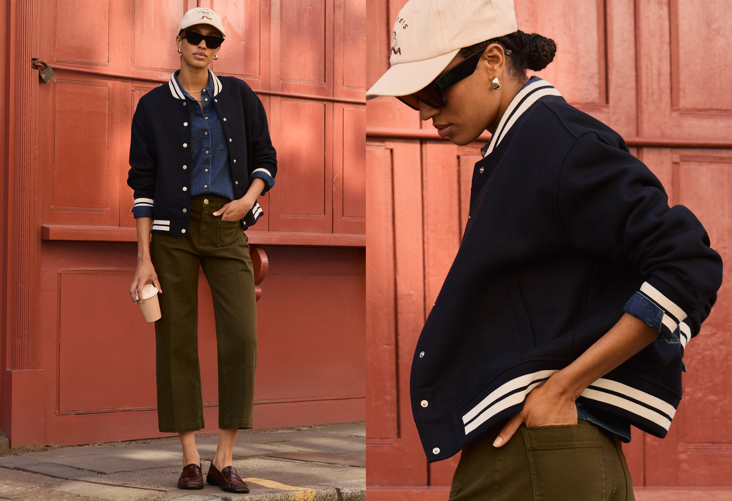 Terri Wool Blend Bomber Jacket