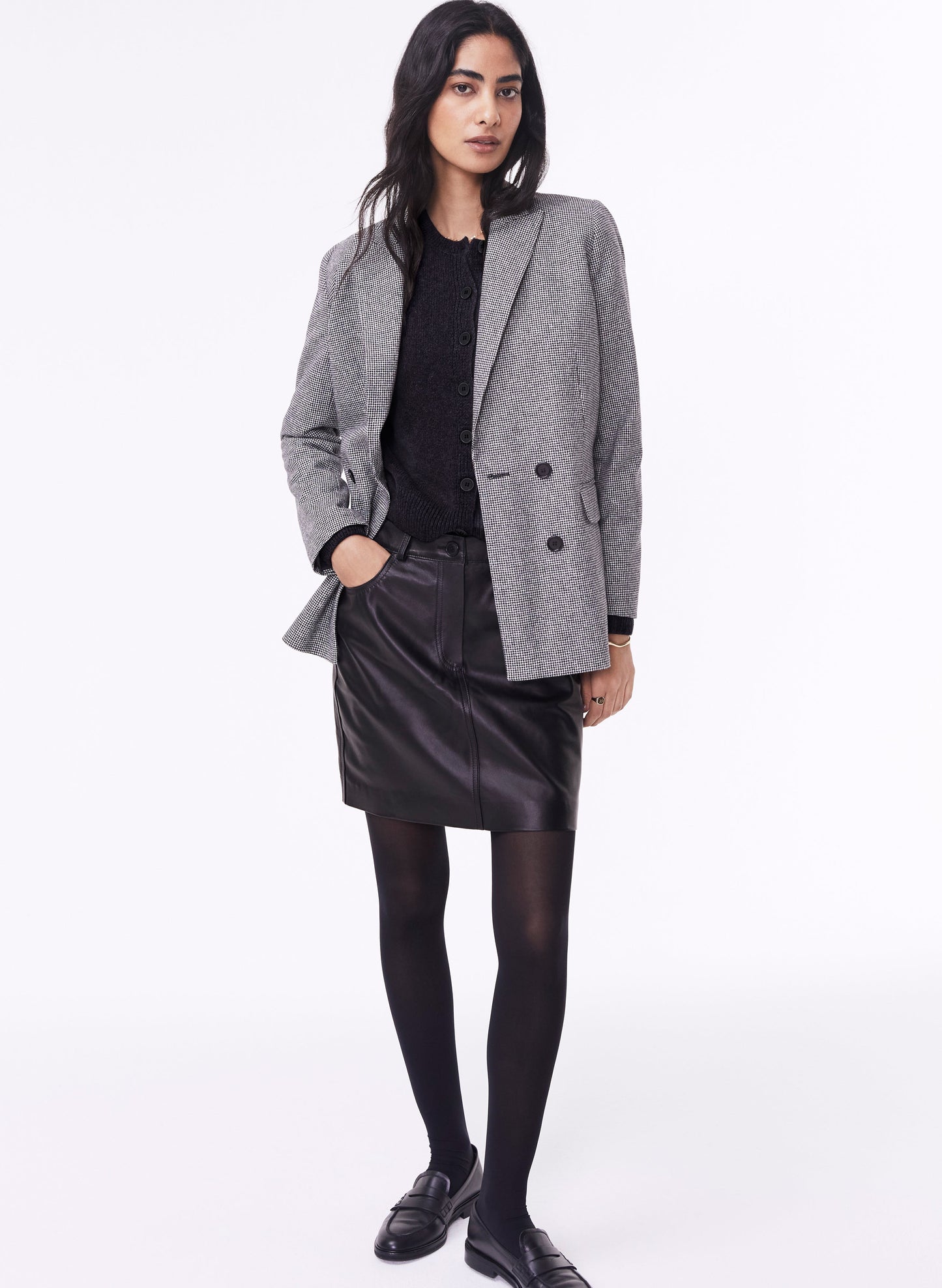 Solange Leather Skirt 