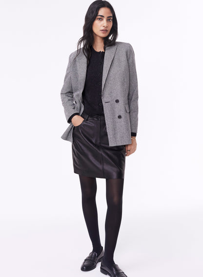 Solange Leather Skirt 