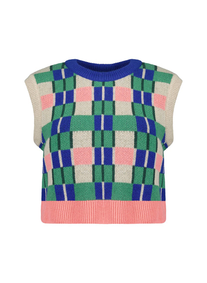 Natalie Recycled Wool Knitted Vest