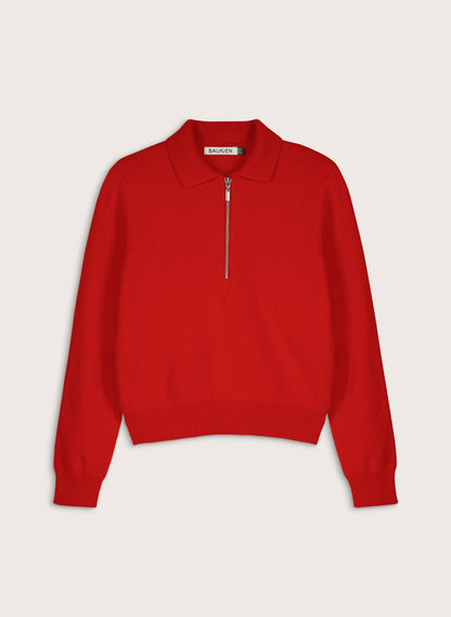 Maisy Pure Wool Zip Jumper