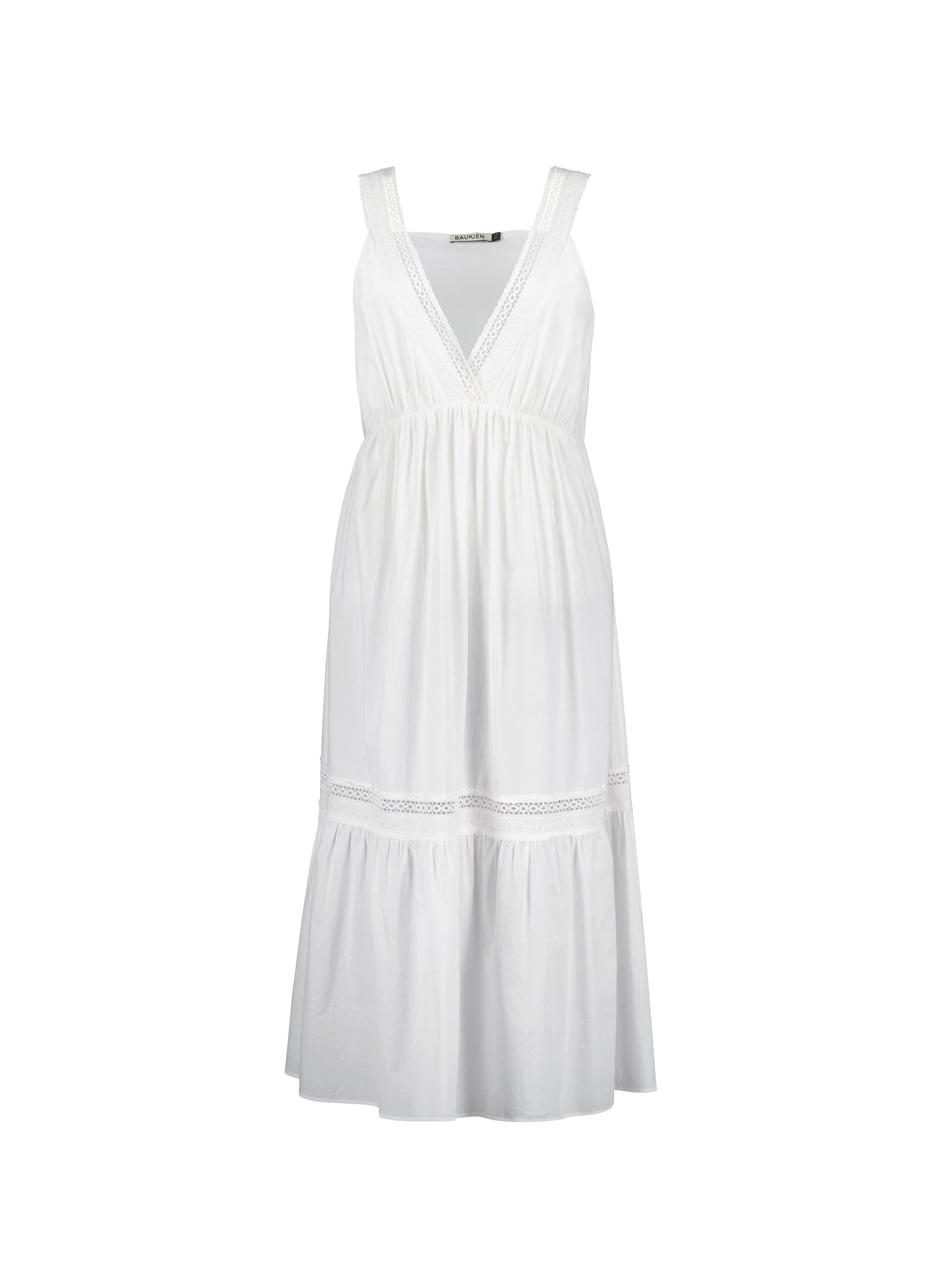 Brittany Organic Cotton Broderie Detail Nightgown