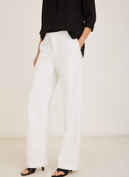 Margot Organic Cotton Stretch Wide Leg Jeans
