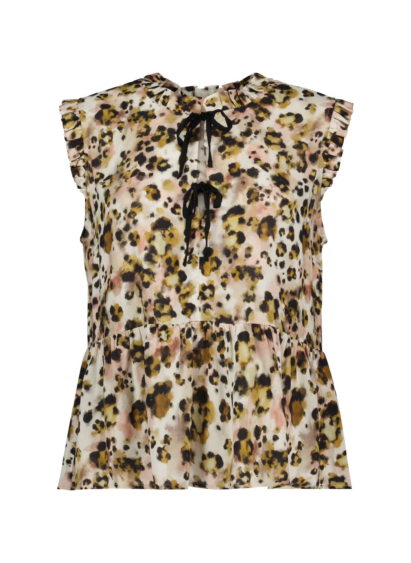 Nicole Printed Sleeveless Blouse
