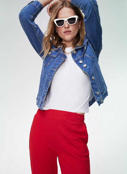 Marian Ponte Wide Leg Trousers