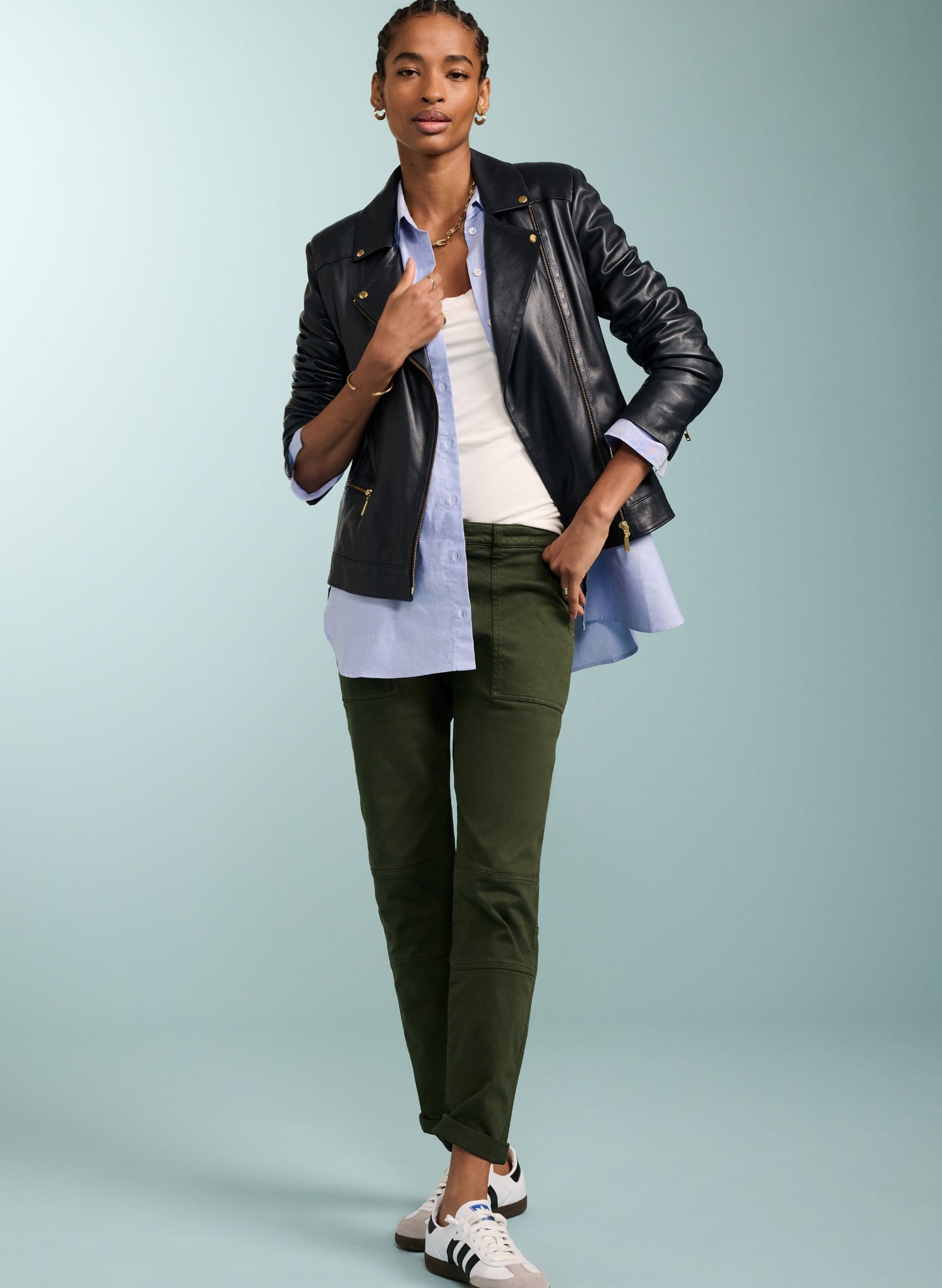 Oralie Organic Cotton Cargo Pant