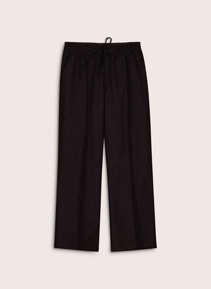 Fera Wool Blend Wide Leg Trousers